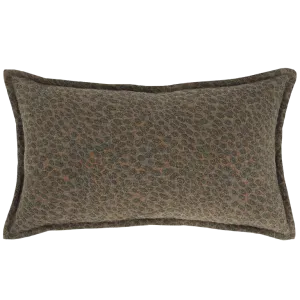 Kanoko Cushion with Flange - Plum