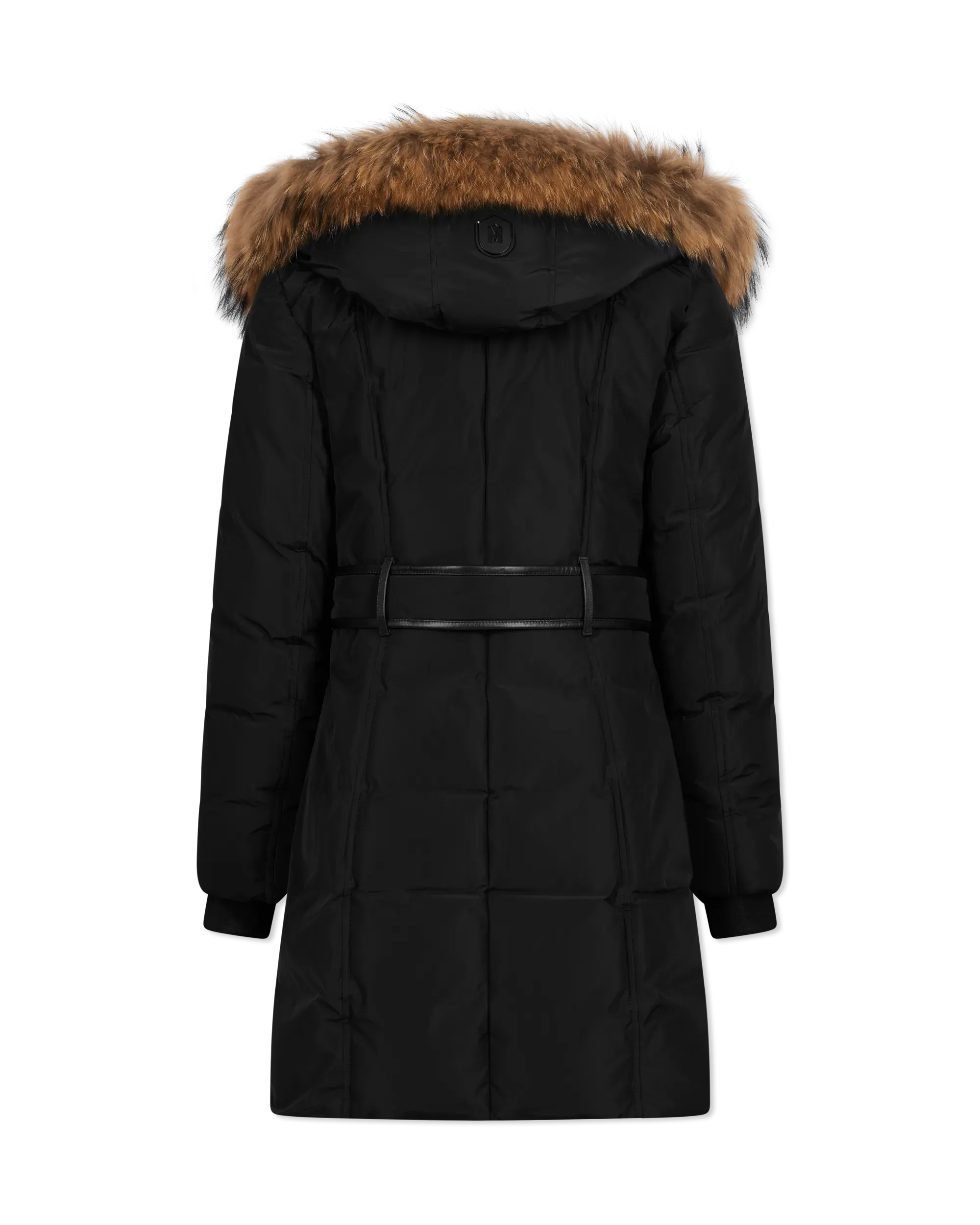 Kay-F Down Coat With Fur Collar