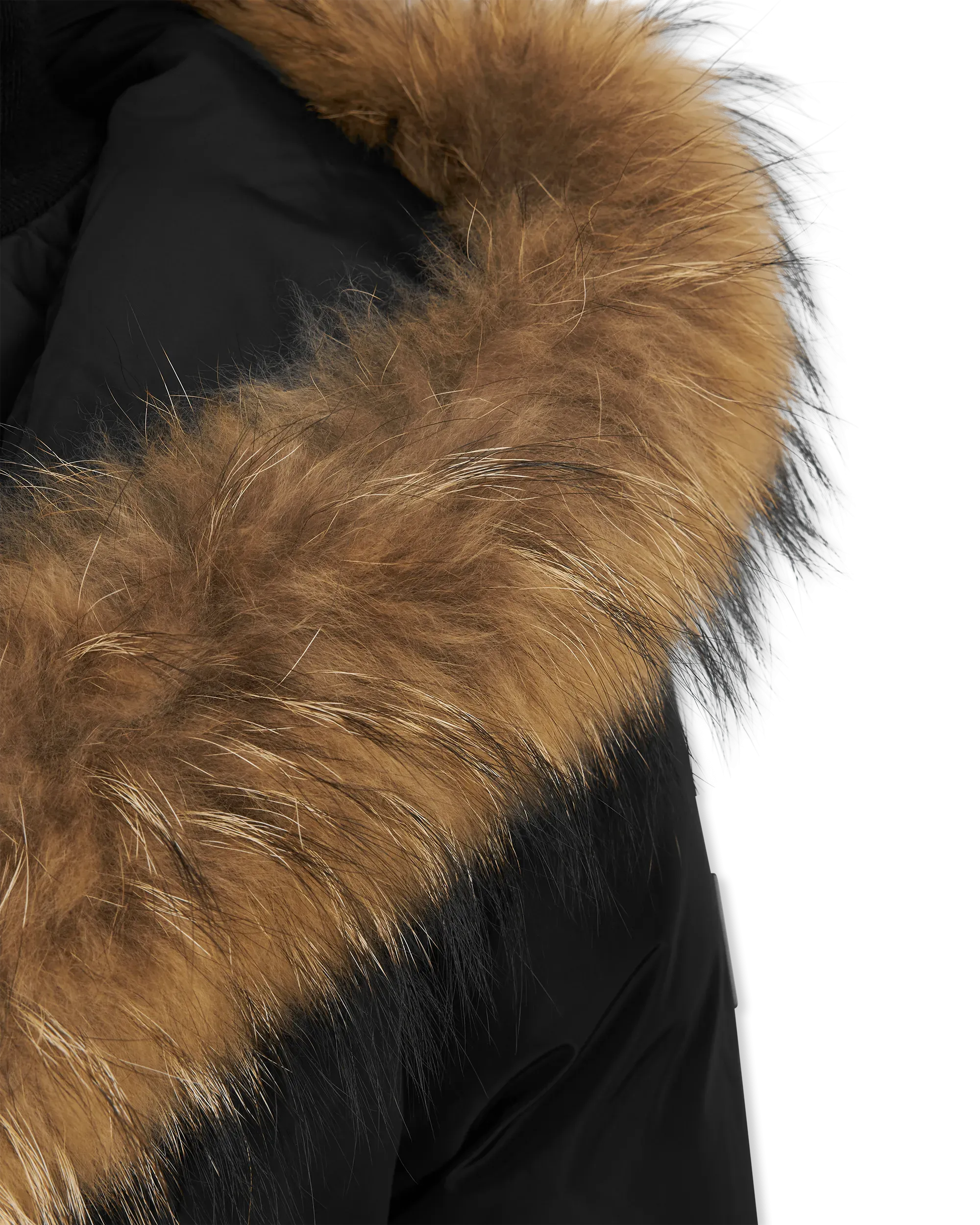 Kay-F Down Coat With Fur Collar