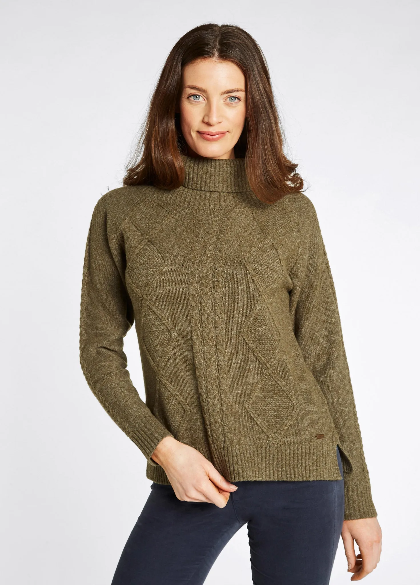 Kirkwood Women’s Chunky Sweater - Dusky Green