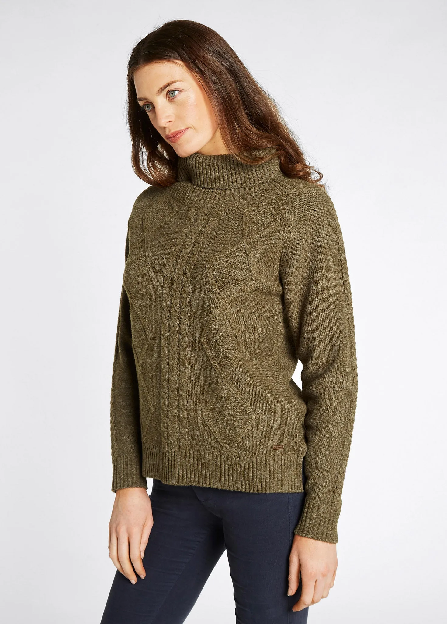 Kirkwood Women’s Chunky Sweater - Dusky Green