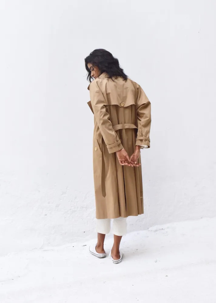 Latte Trench Coat