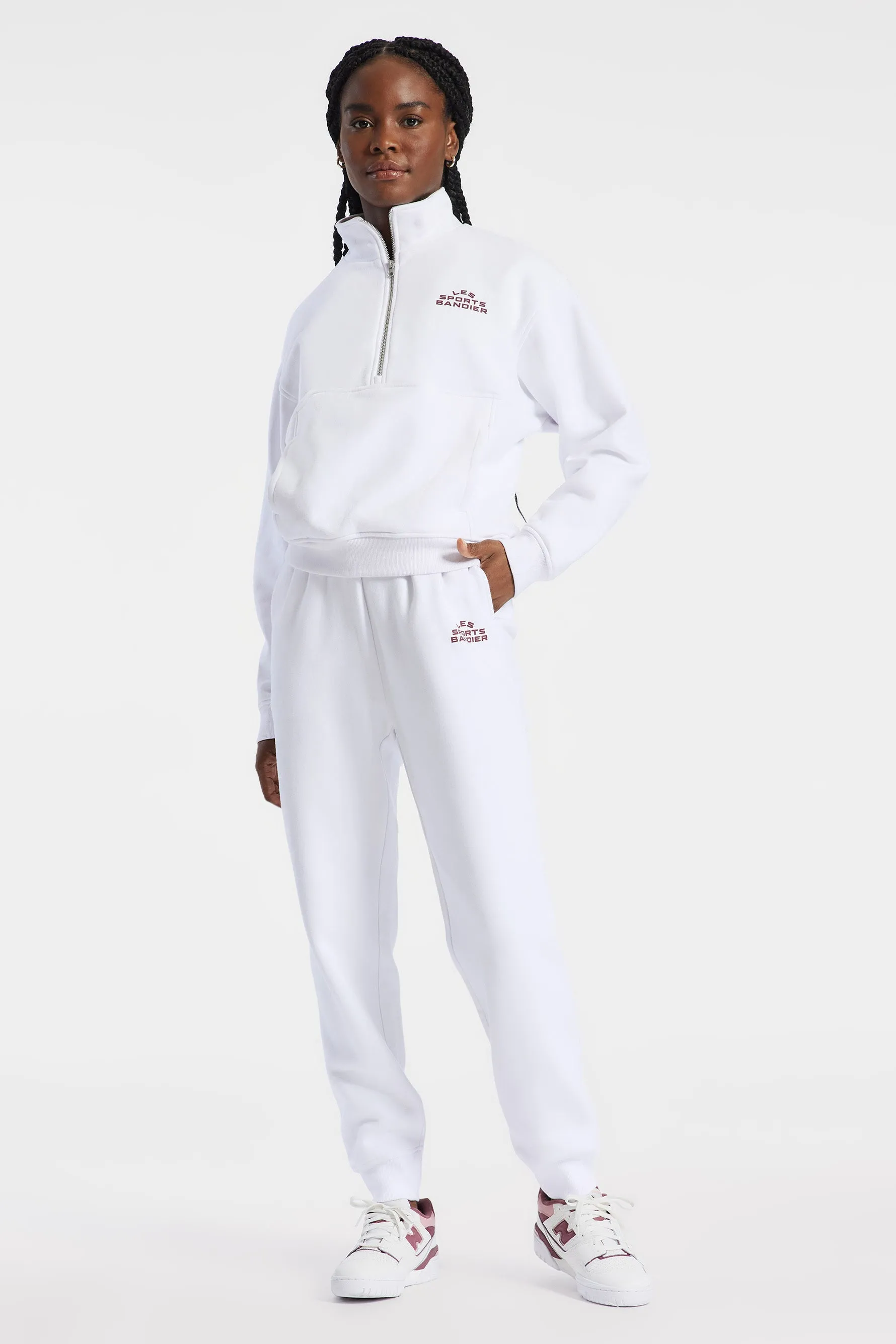 Les Sports Bandier Jogger - White/cordovan