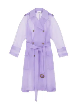 LILA LONG TRENCH COAT