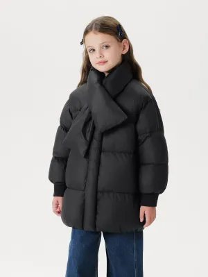 MARC & JANIE Girls Ultralight Down Mid-Length Coat 232029