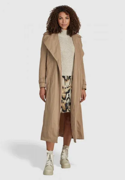 Marc Aurel Nougat Trench Coat