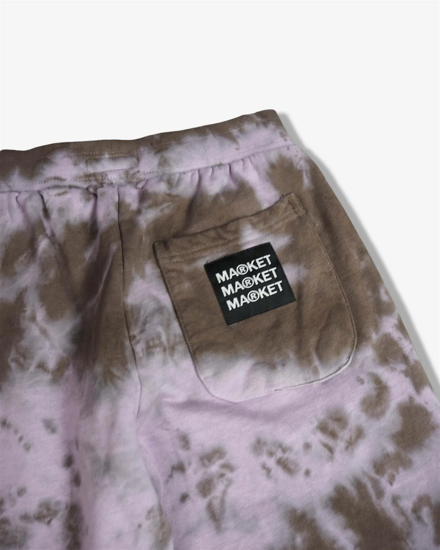 MARKET ARC HERBAL REMEDY TIE-DYE SWEATSPANTS - PURPLE/GRAY