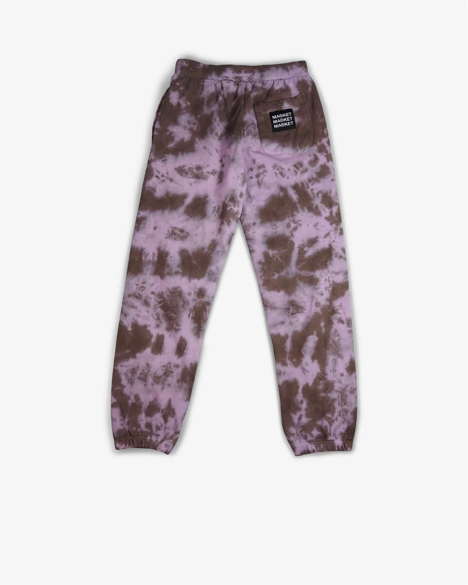 MARKET ARC HERBAL REMEDY TIE-DYE SWEATSPANTS - PURPLE/GRAY