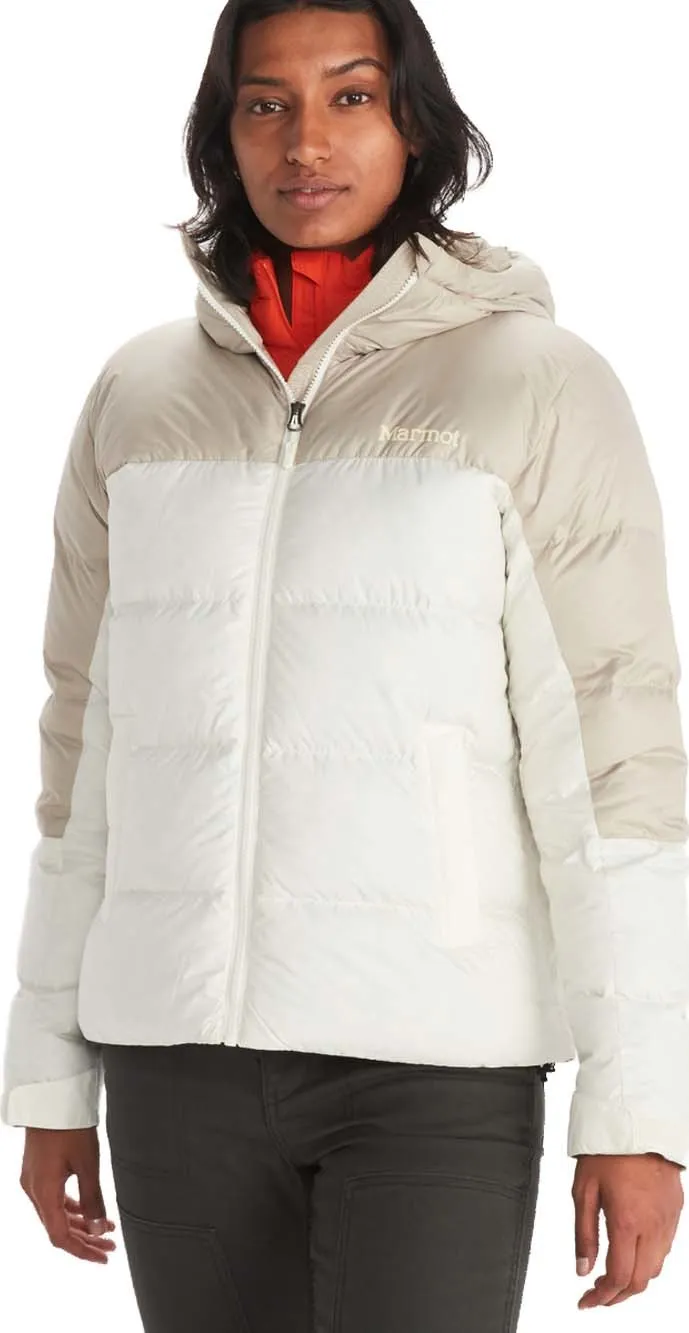 Marmot Women&#x27;s Guides Down Hoody Papyrus/Sandbar | Buy Marmot Women&#x27;s Guides Down Hoody Papyrus/Sandbar here | Outnorth