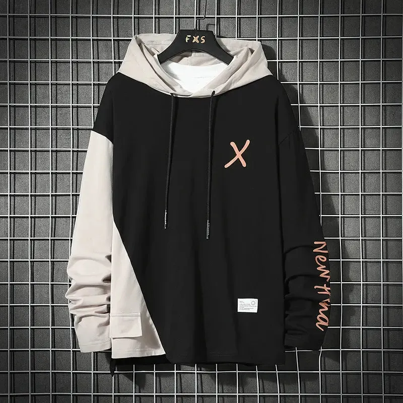 Men's Pullover Hoodie With Long Sleeves