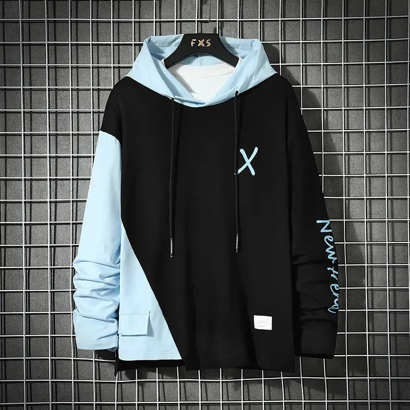 Men's Pullover Hoodie With Long Sleeves