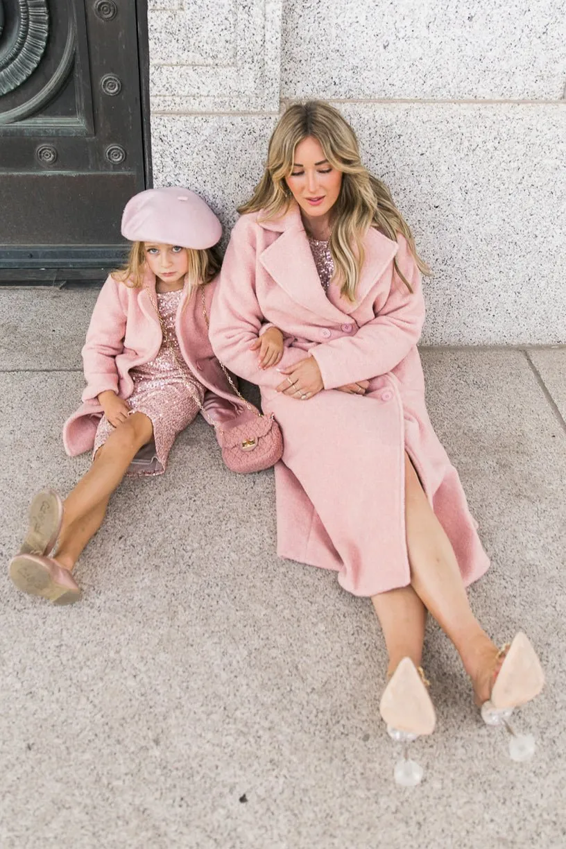 Mini Polly Coat in Pink - FINAL SALE