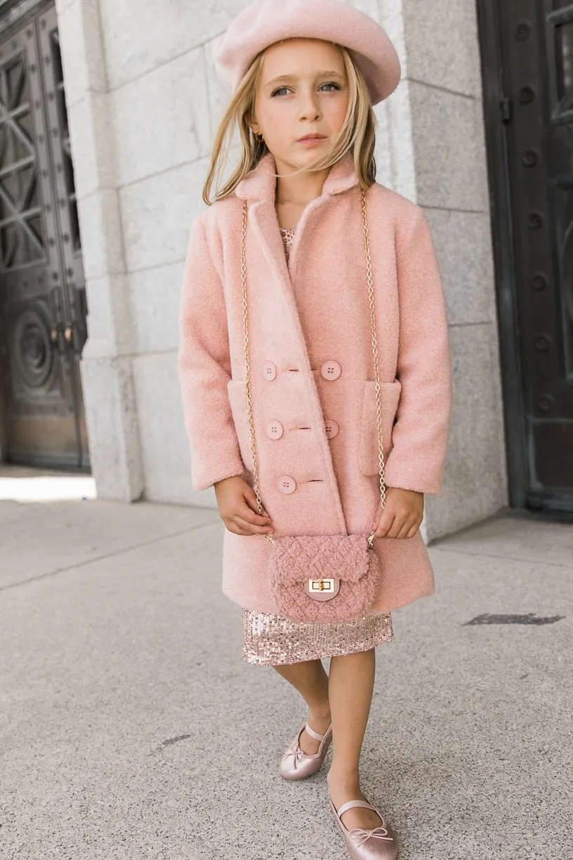 Mini Polly Coat in Pink - FINAL SALE