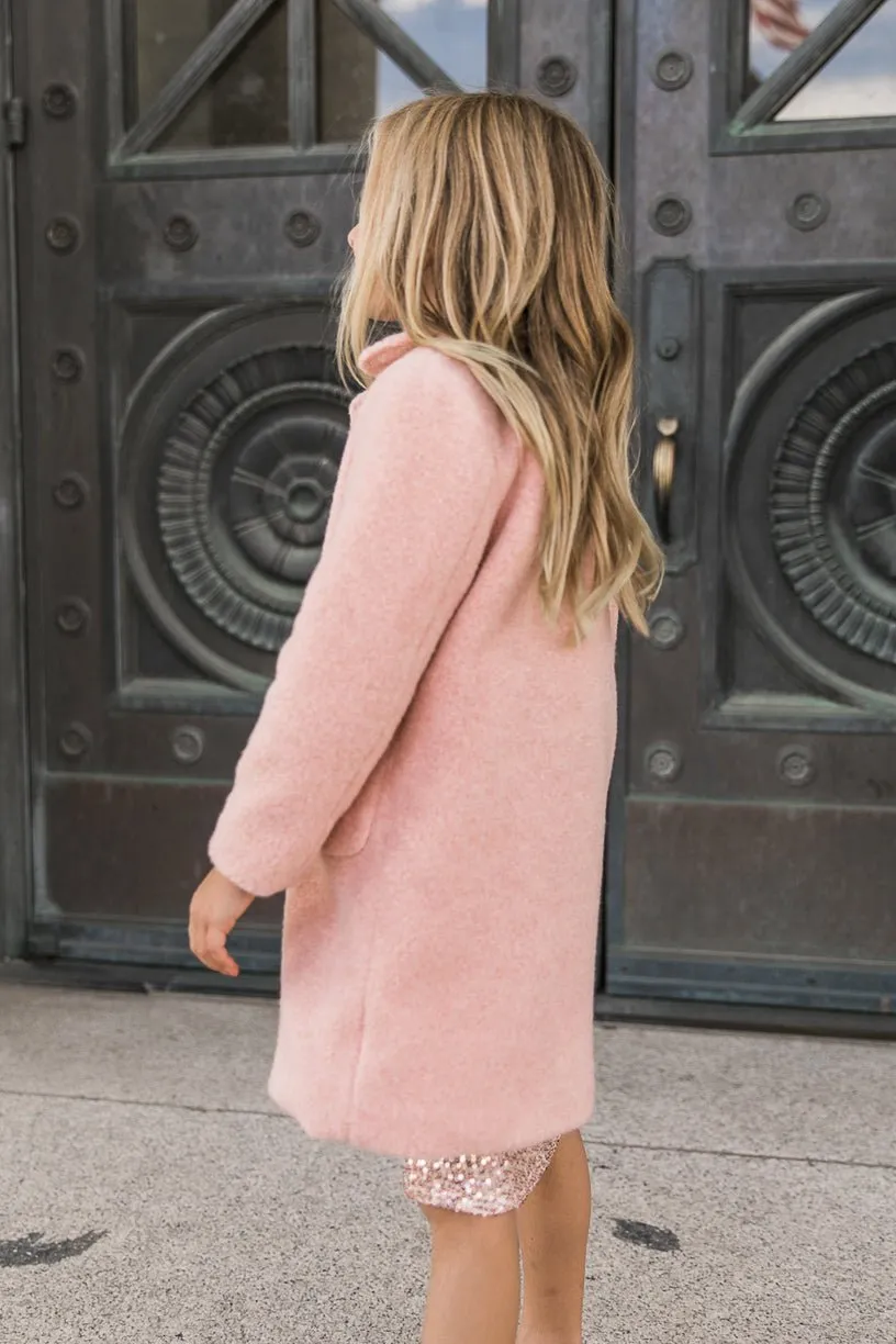 Mini Polly Coat in Pink - FINAL SALE