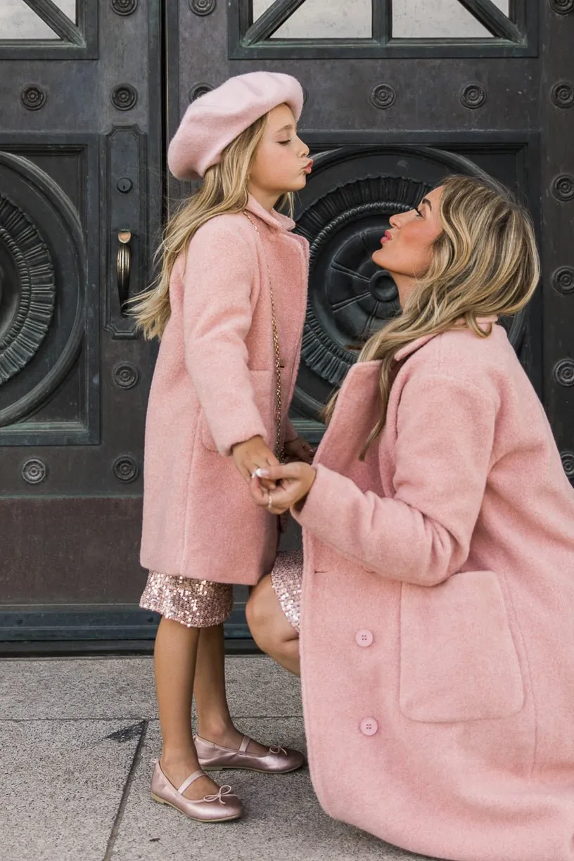 Mini Polly Coat in Pink - FINAL SALE