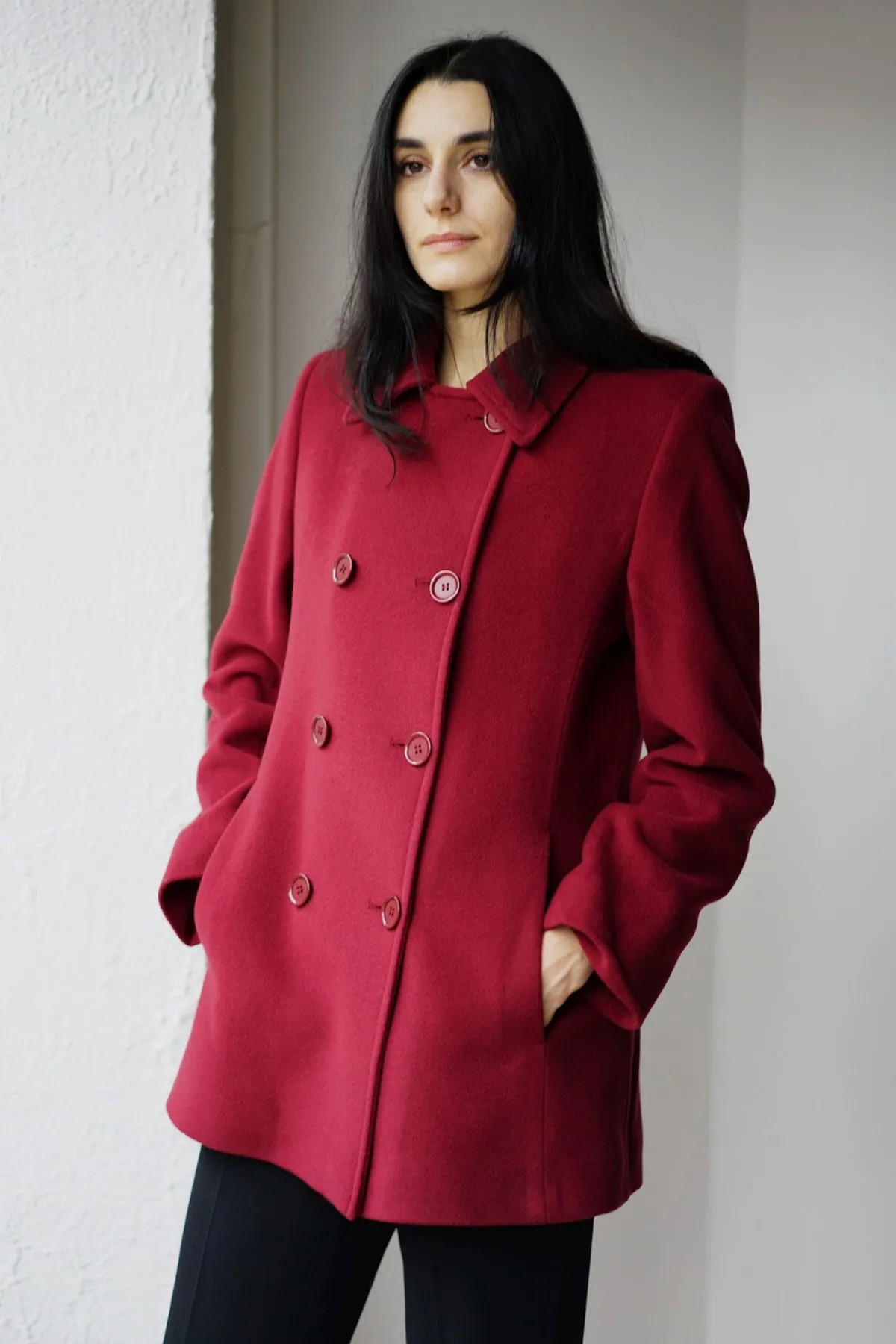 MOLLY Wool & Cashmere Pea Coat 2141