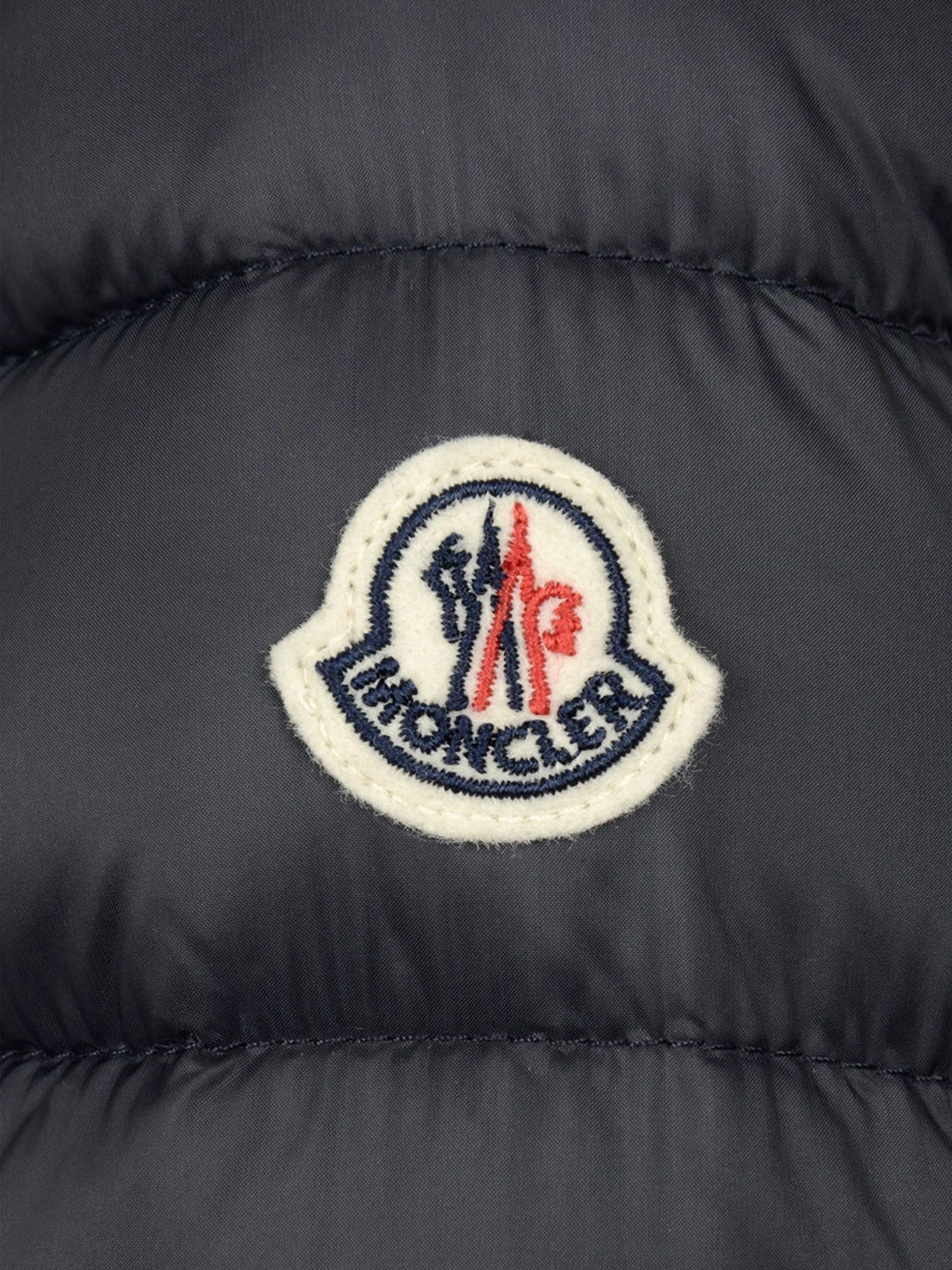 Moncler Baby Girls Navy Down Padded Majeure Coat