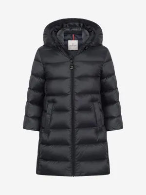 Moncler Baby Girls Navy Down Padded Majeure Coat