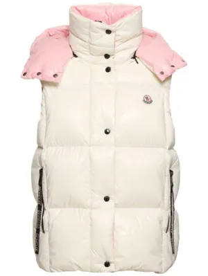 Moncler   Luzule nylon laqué down vest 