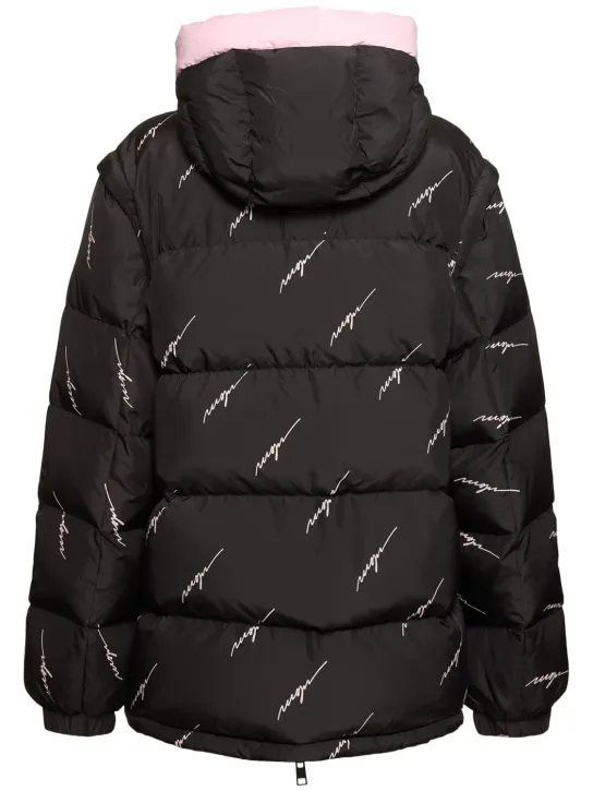 MSGM   Printed down jacket 