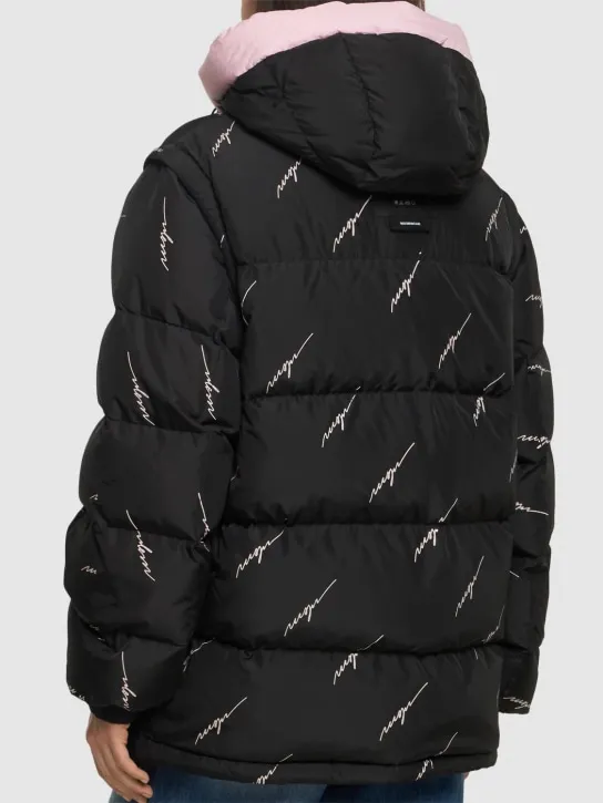 MSGM   Printed down jacket 