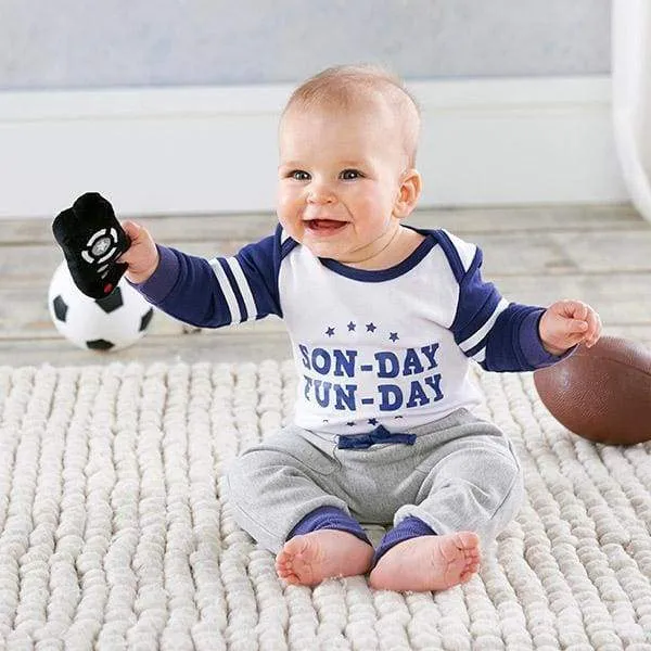 My First Gameday 2-Piece Outfit with Rattle (0-6 mos)