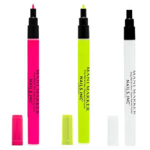 Nails Inc. Neon Mani Marker Nail Art Pen Trio 3 x 3ml