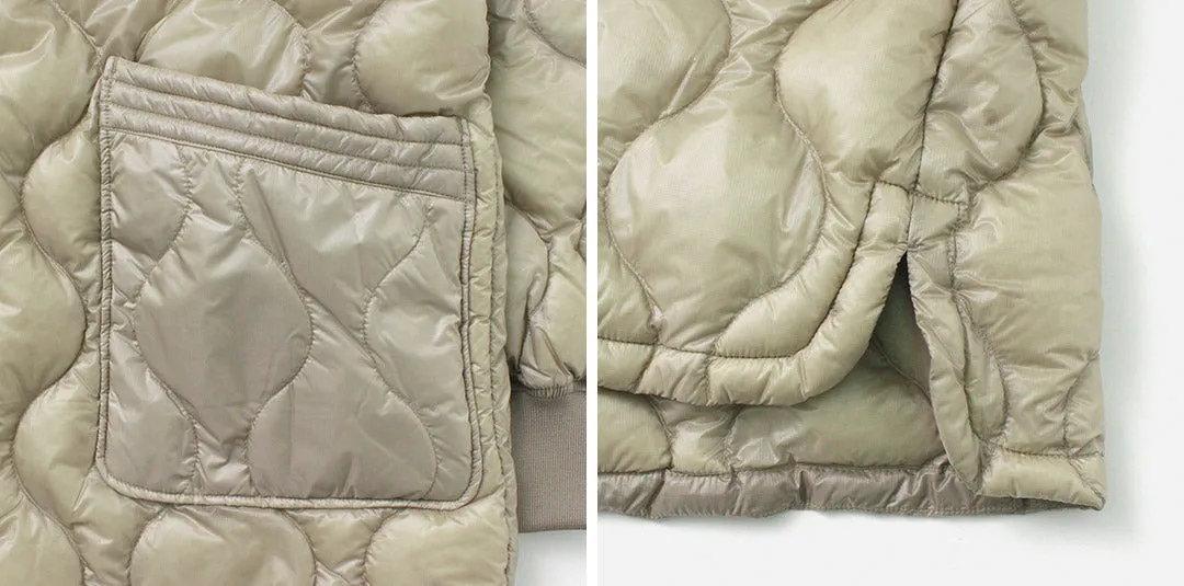 NANGA / Onion quilt down half coat