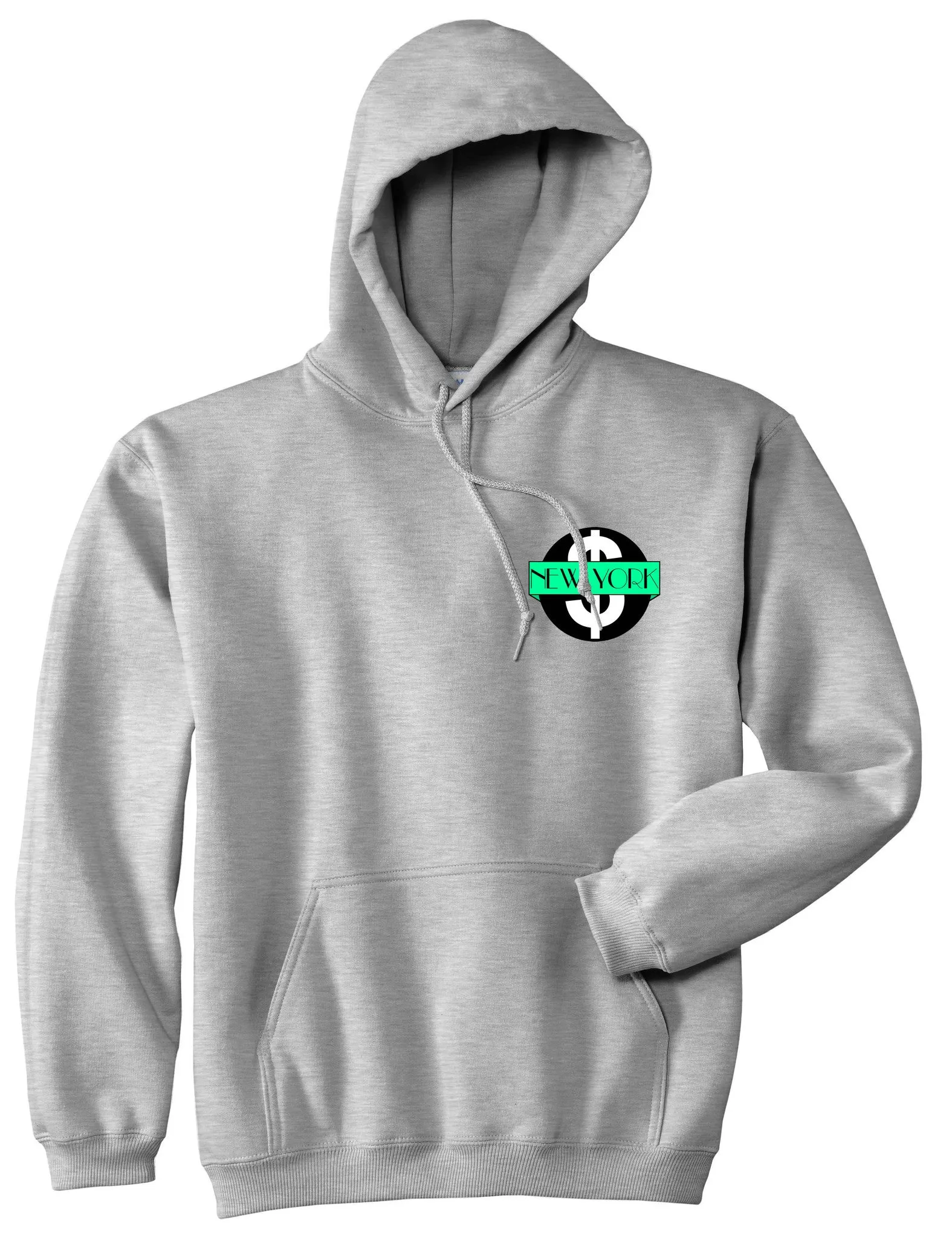 New York Mint Chest Logo Boys Kids Pullover Hoodie Hoody