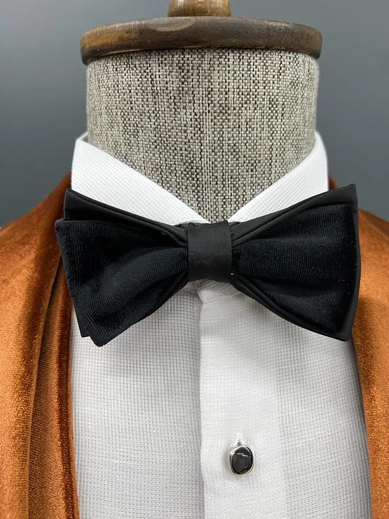 Orange and White Slim Fit Shawl Lapel Tuxedo for Men by GentWith.com