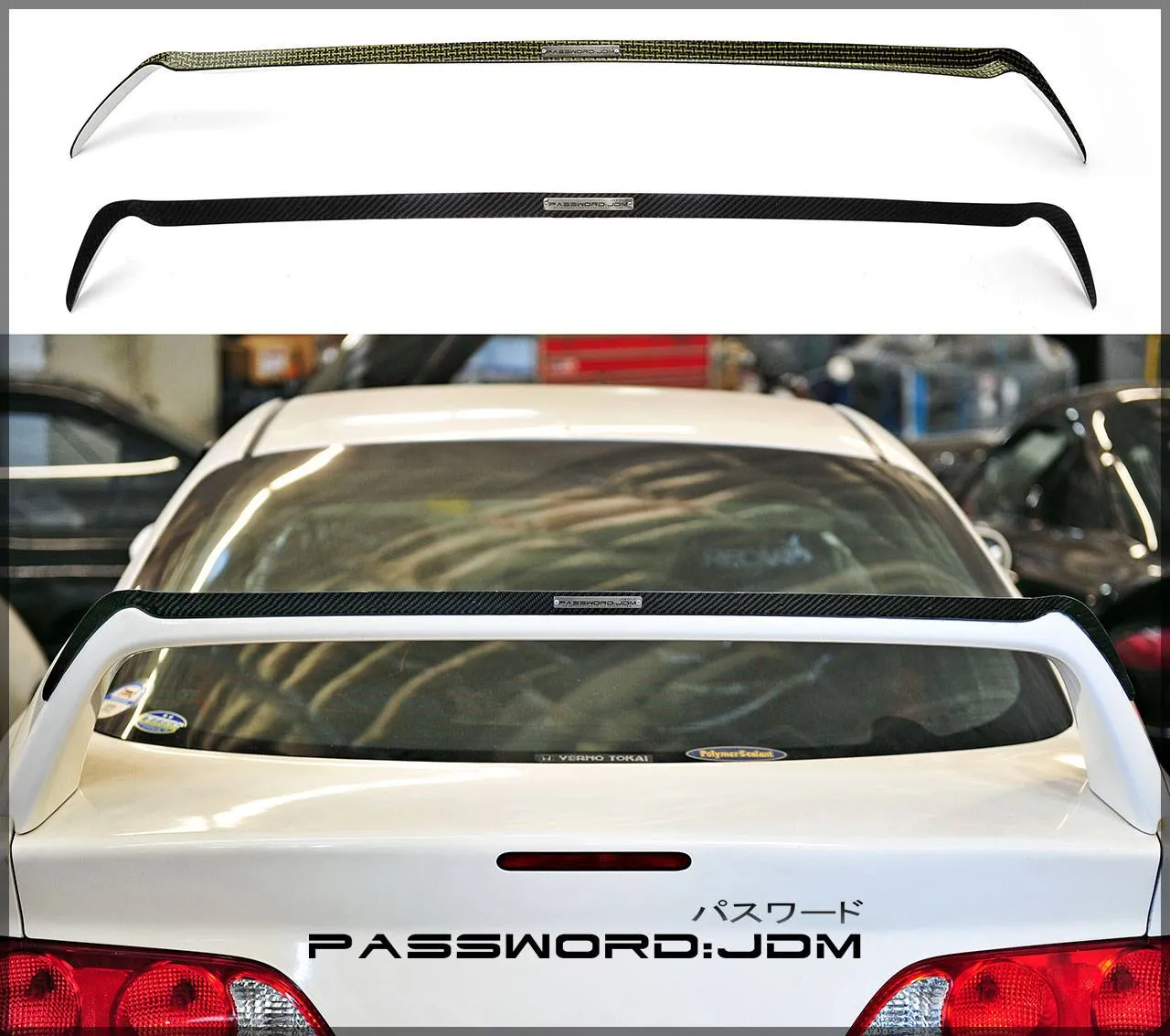 Password:JDM Dry Carbon Fiber Gurney Flap 02-06 Integra Type-R