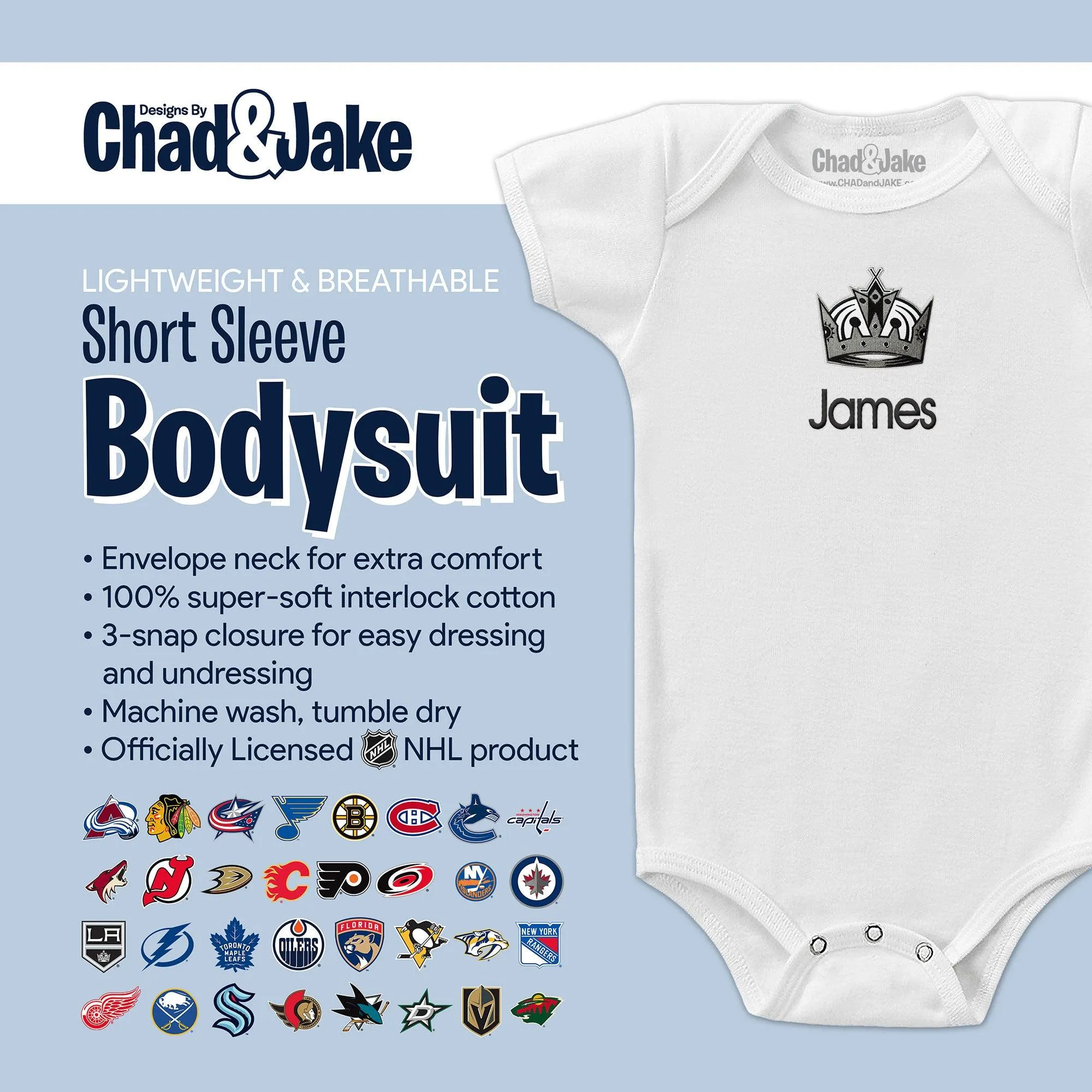 Personalized Los Angeles Kings Bodysuit