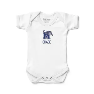 Personalized Memphis Tigers Bodysuit