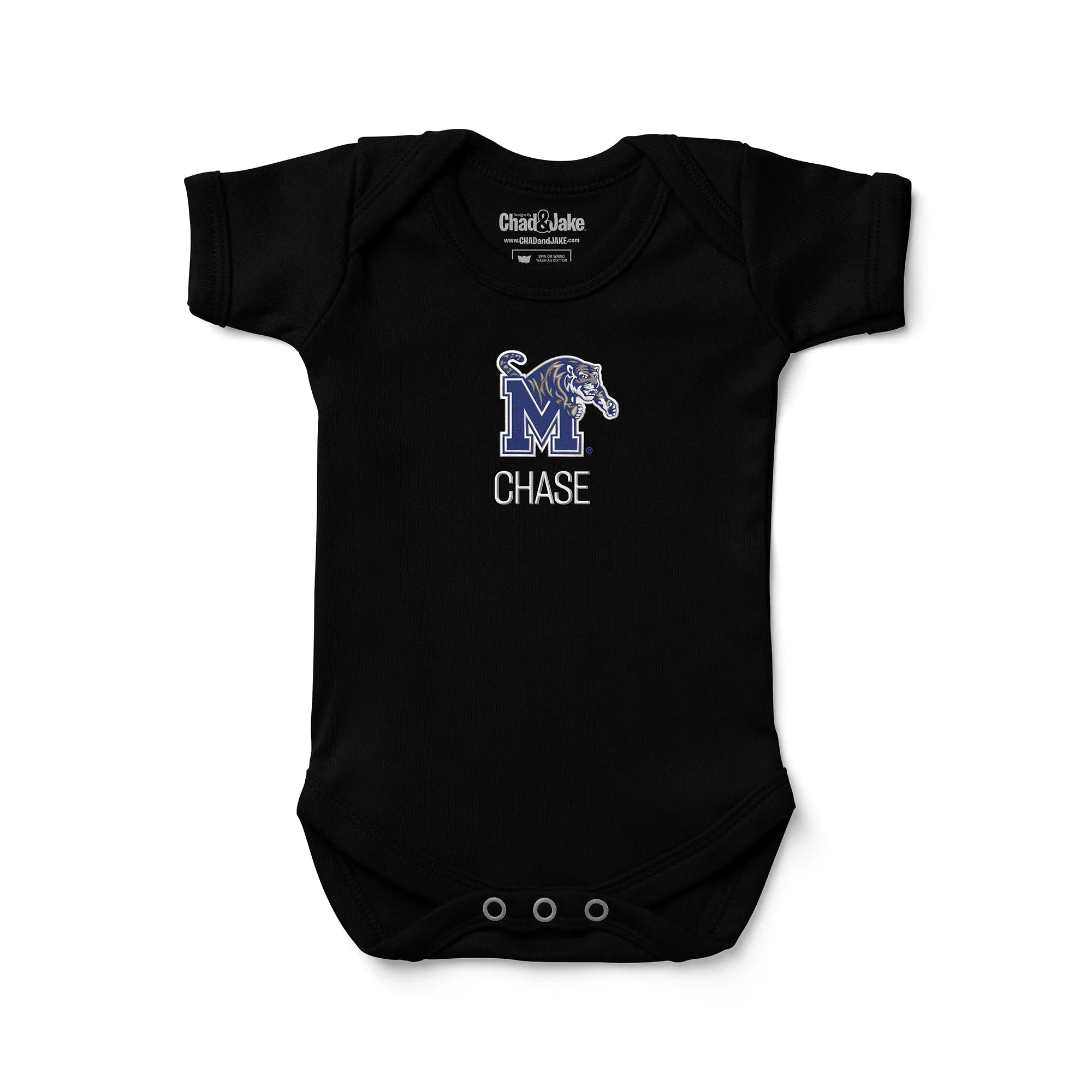 Personalized Memphis Tigers Bodysuit