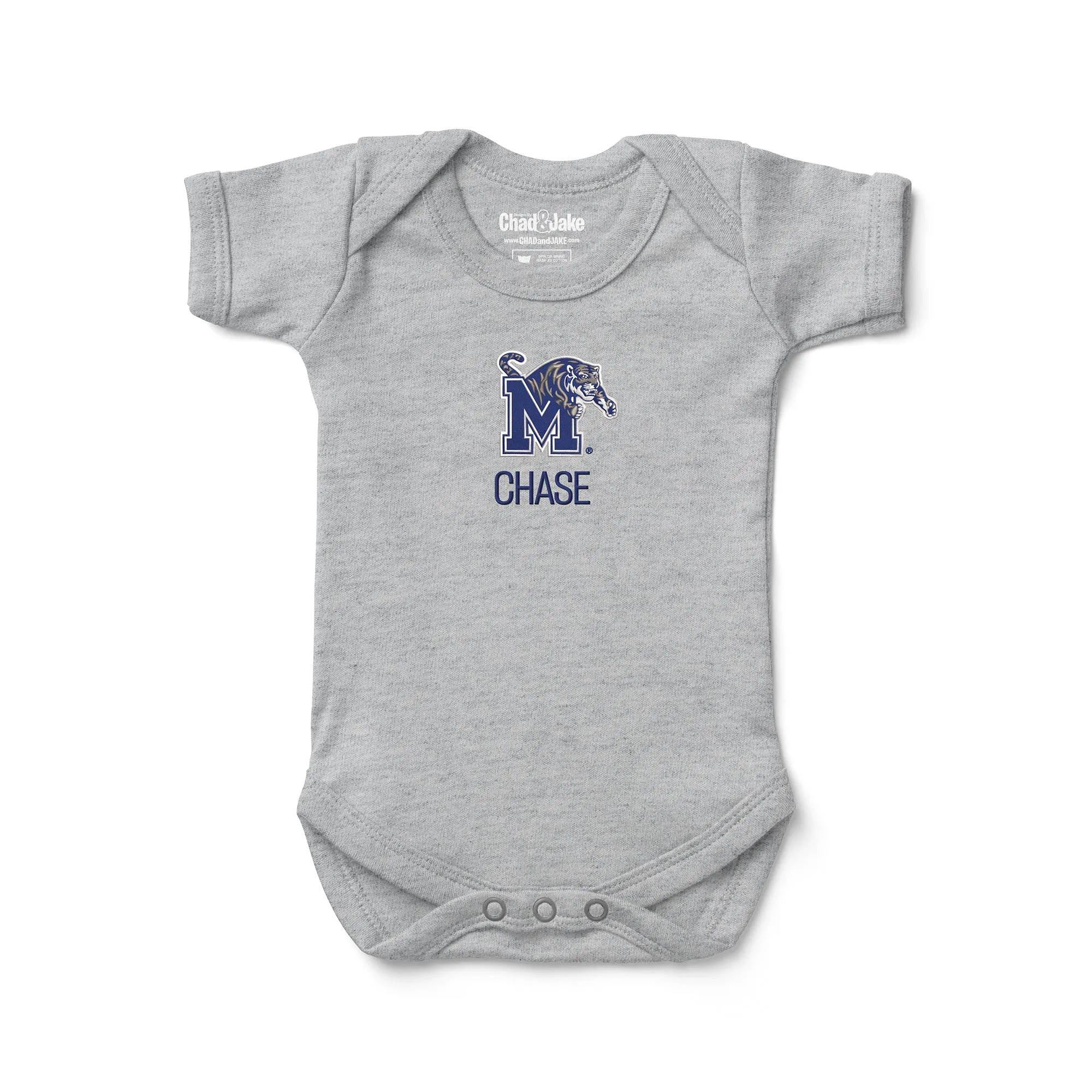 Personalized Memphis Tigers Bodysuit