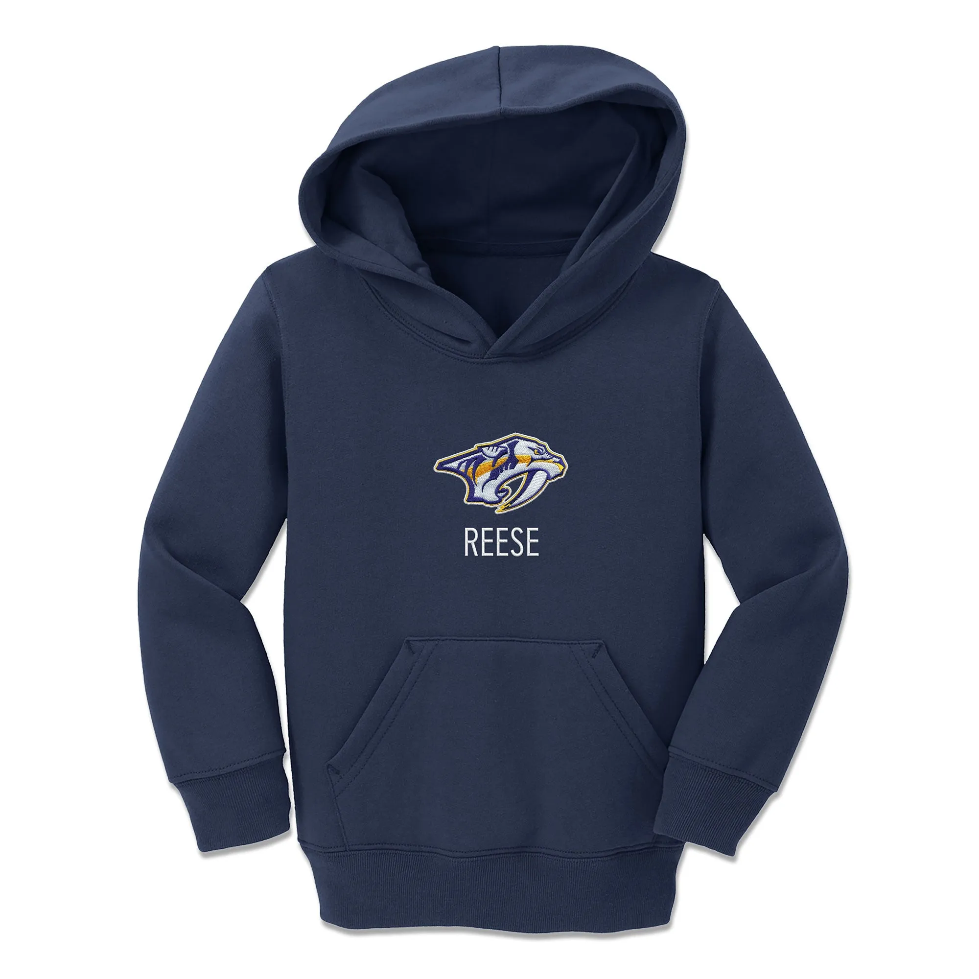 Personalized Nashville Predators Toddler Pullover Hooded Sweatshirt