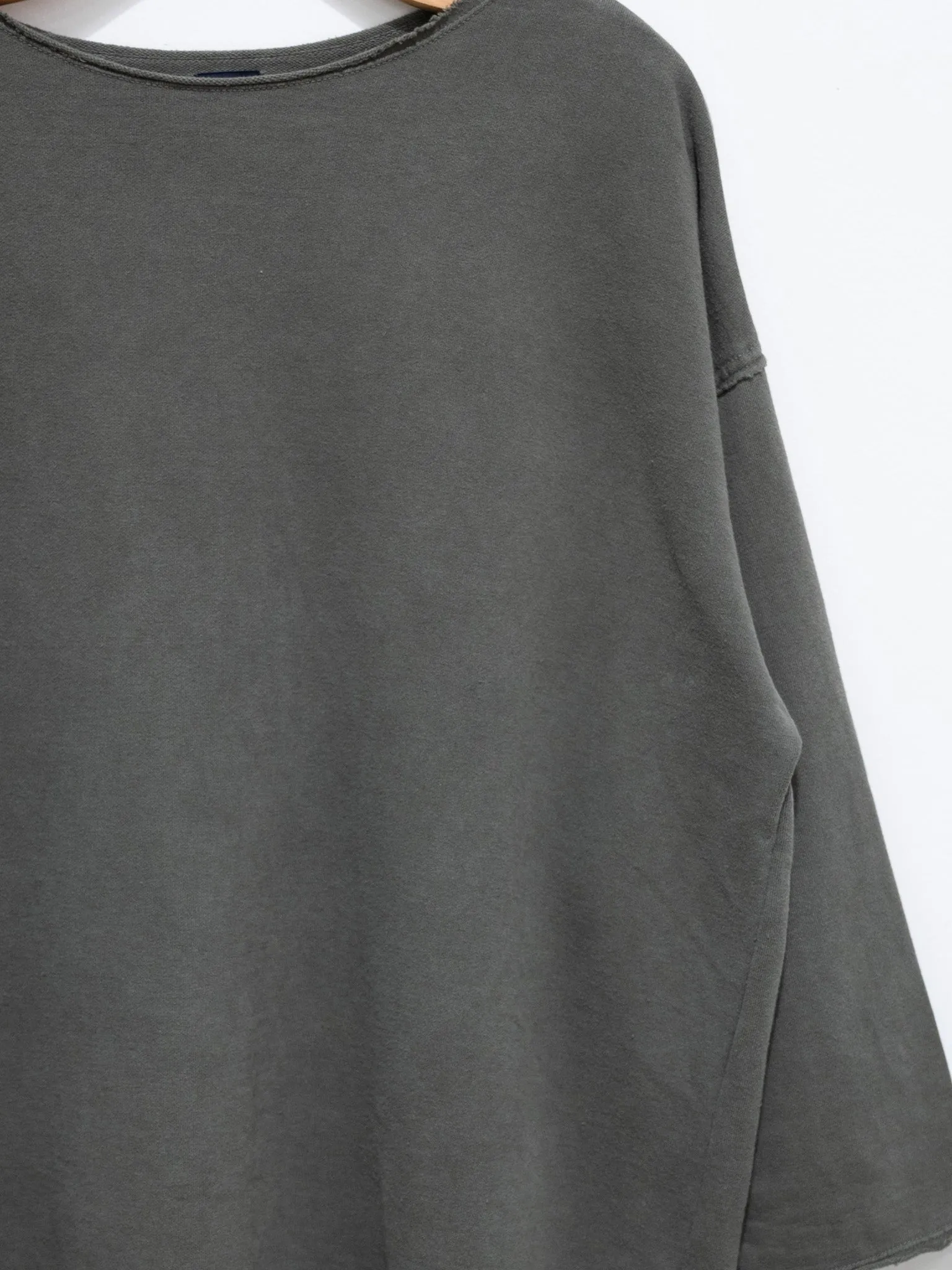 Pigment Dyed Crewneck Pullover - Charcoal