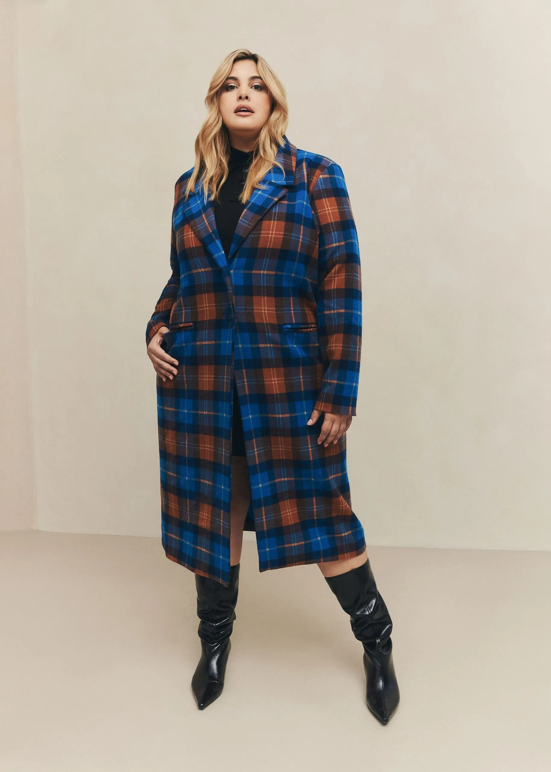 Plaid Overcoat