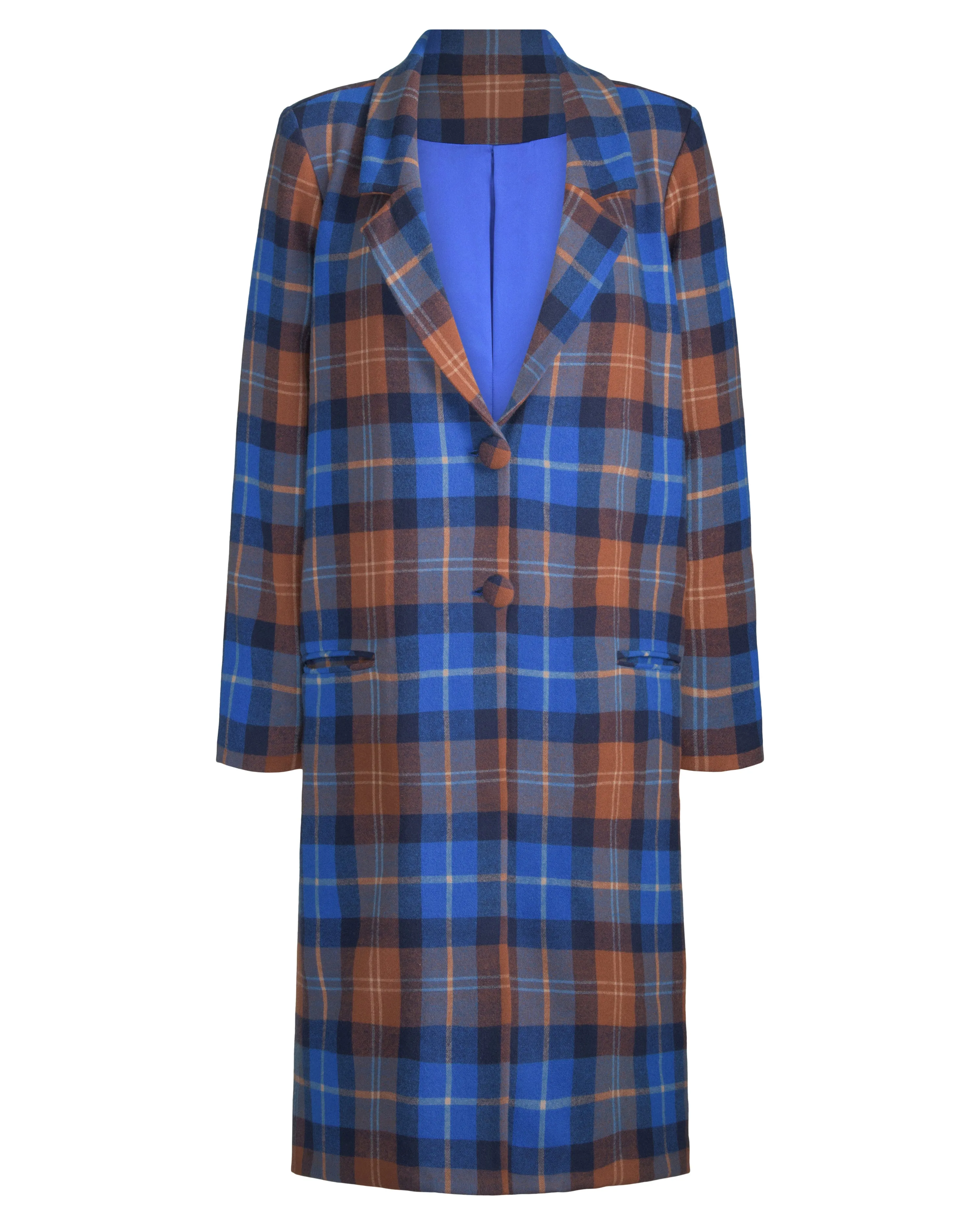 Plaid Overcoat