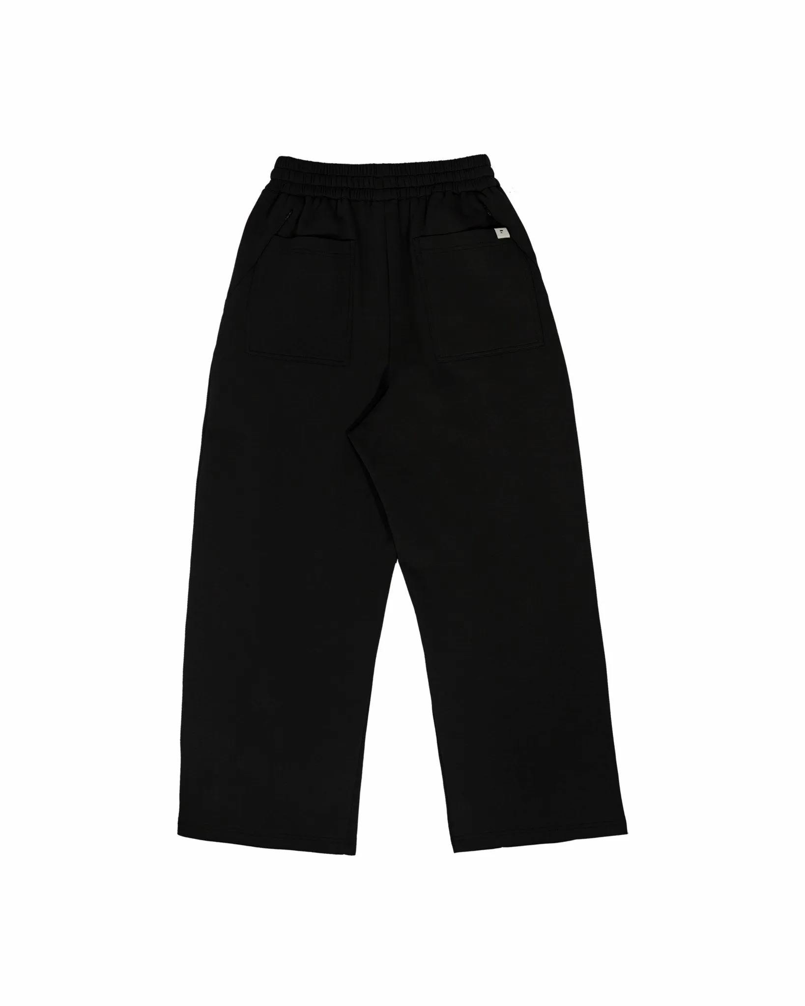 Pleated Sweatpants - Black