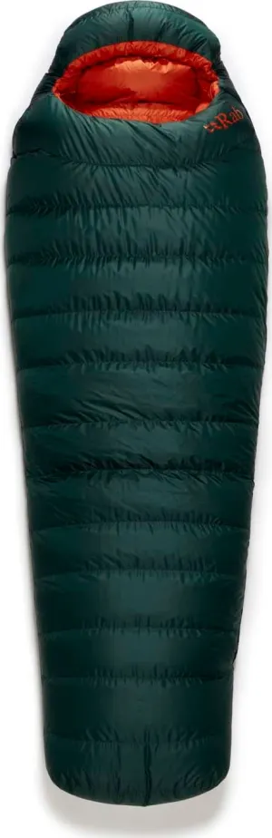 Rab Ascent 1100 Down sleeping Bag (-25C) Regular Pine | Buy Rab Ascent 1100 Down sleeping Bag (-25C) Regular Pine here | Outnorth