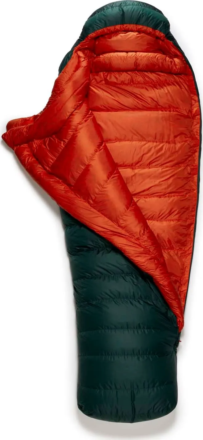 Rab Ascent 1100 Down sleeping Bag (-25C) Regular Pine | Buy Rab Ascent 1100 Down sleeping Bag (-25C) Regular Pine here | Outnorth