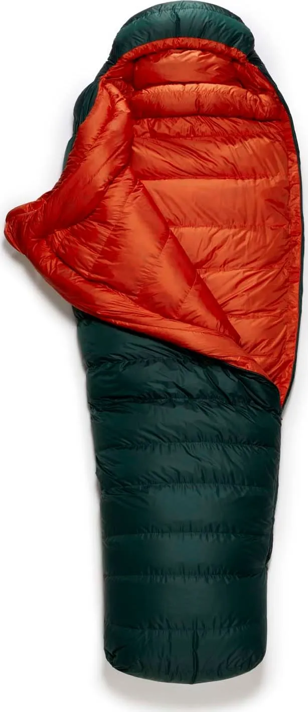 Rab Ascent 1100 Down sleeping Bag (-25C) Regular Pine | Buy Rab Ascent 1100 Down sleeping Bag (-25C) Regular Pine here | Outnorth