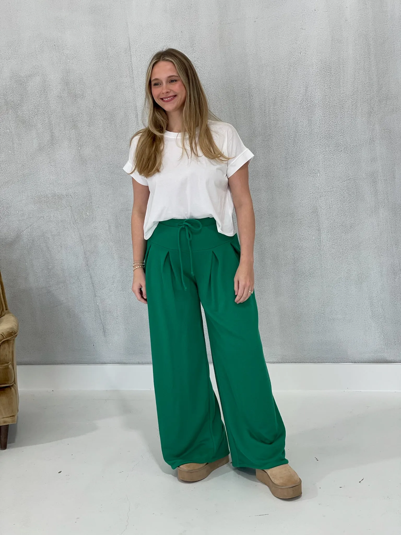 Rest On It Lounge Pants - Green