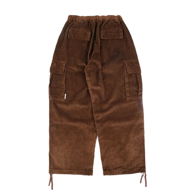 Retro Thickened Corduroy Pocket Pants