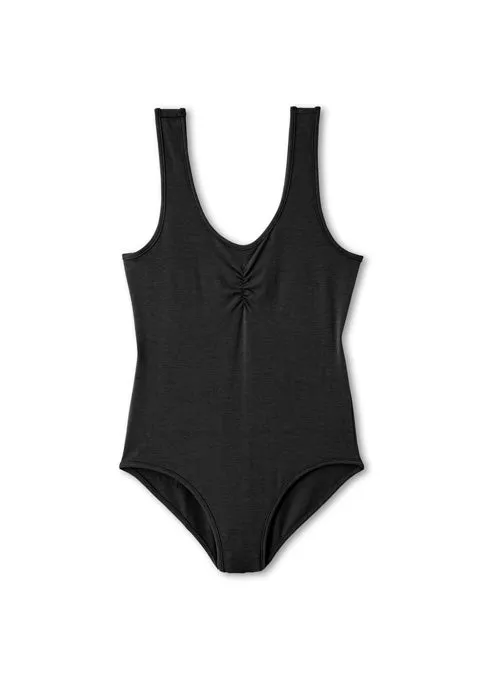 Ruched Bodysuit Black by Miakoda