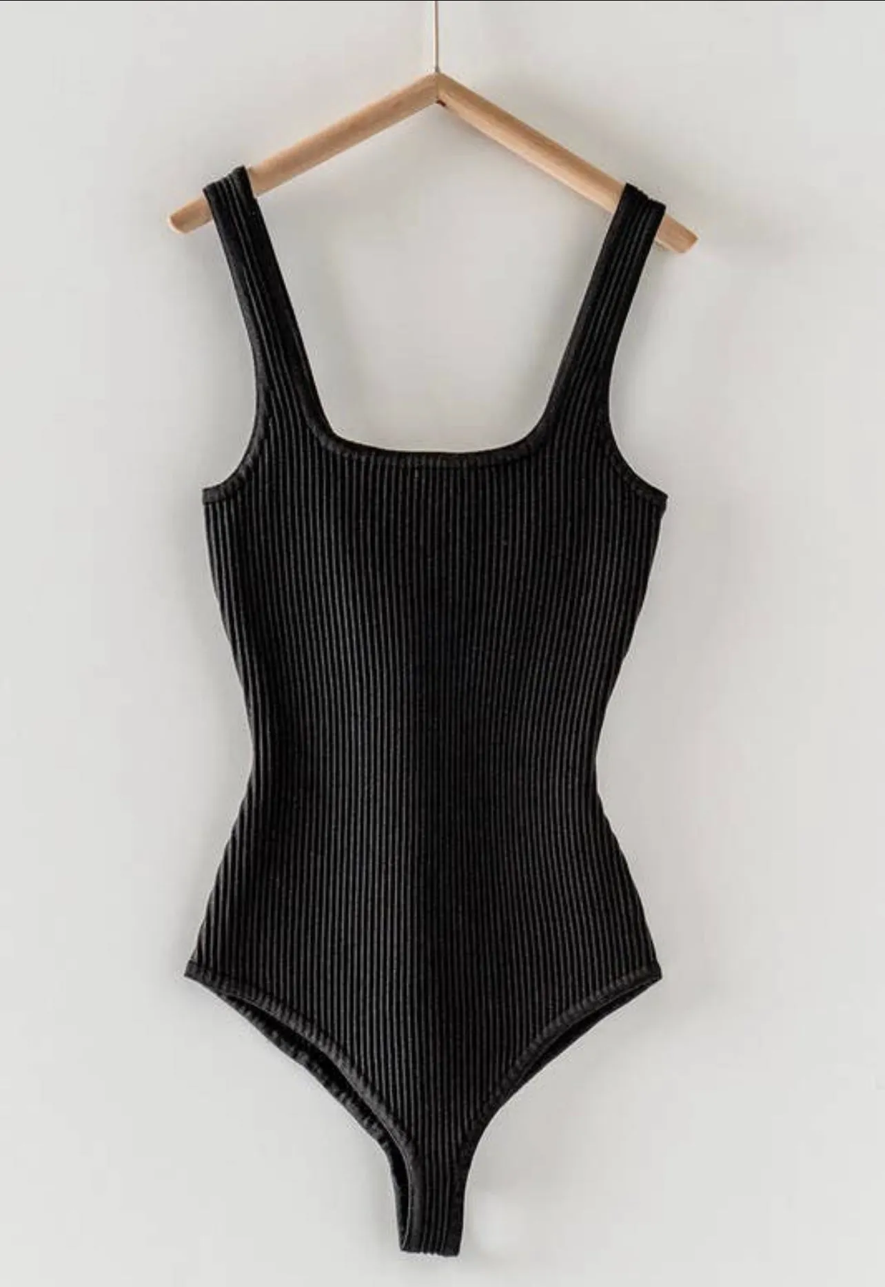 Sculpt Knit Square Neck Bodysuit