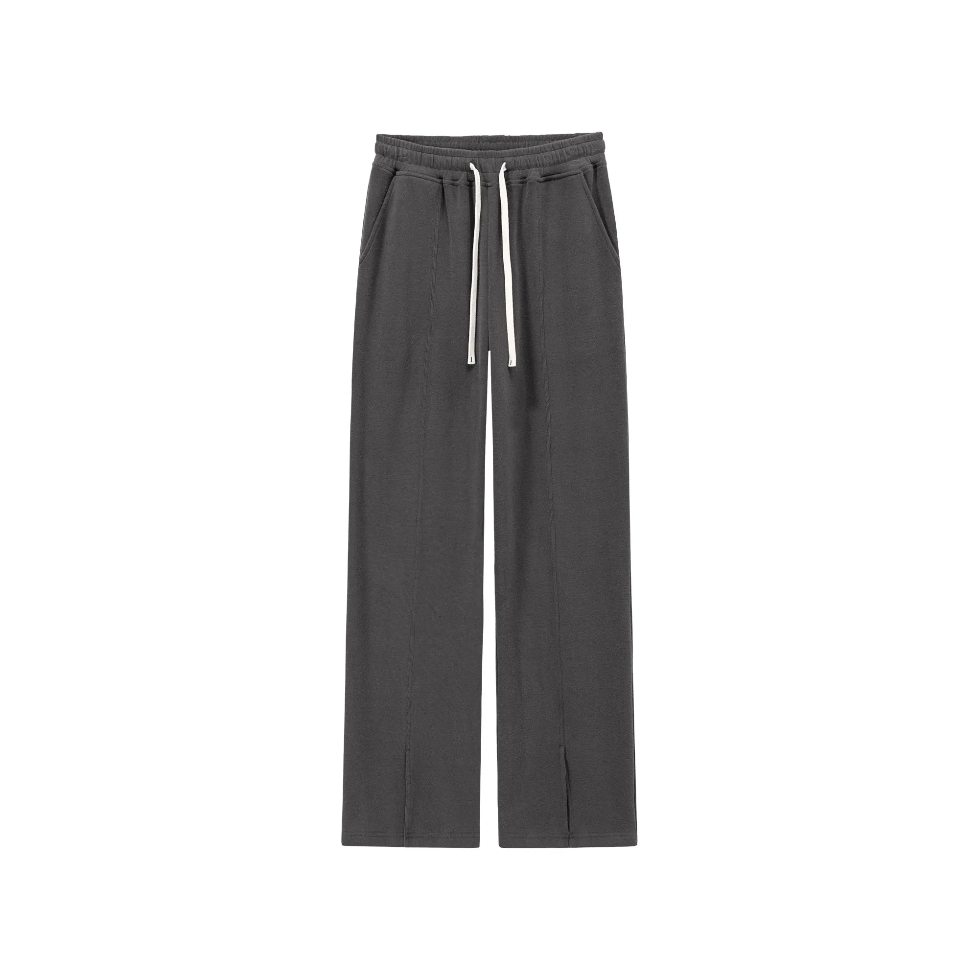 Slit Sweatpants Wide Pants