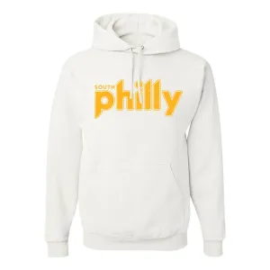 South Philly Vintage Pullover Hoodie | South Philadelphia Retro White Pull Over Hoodie