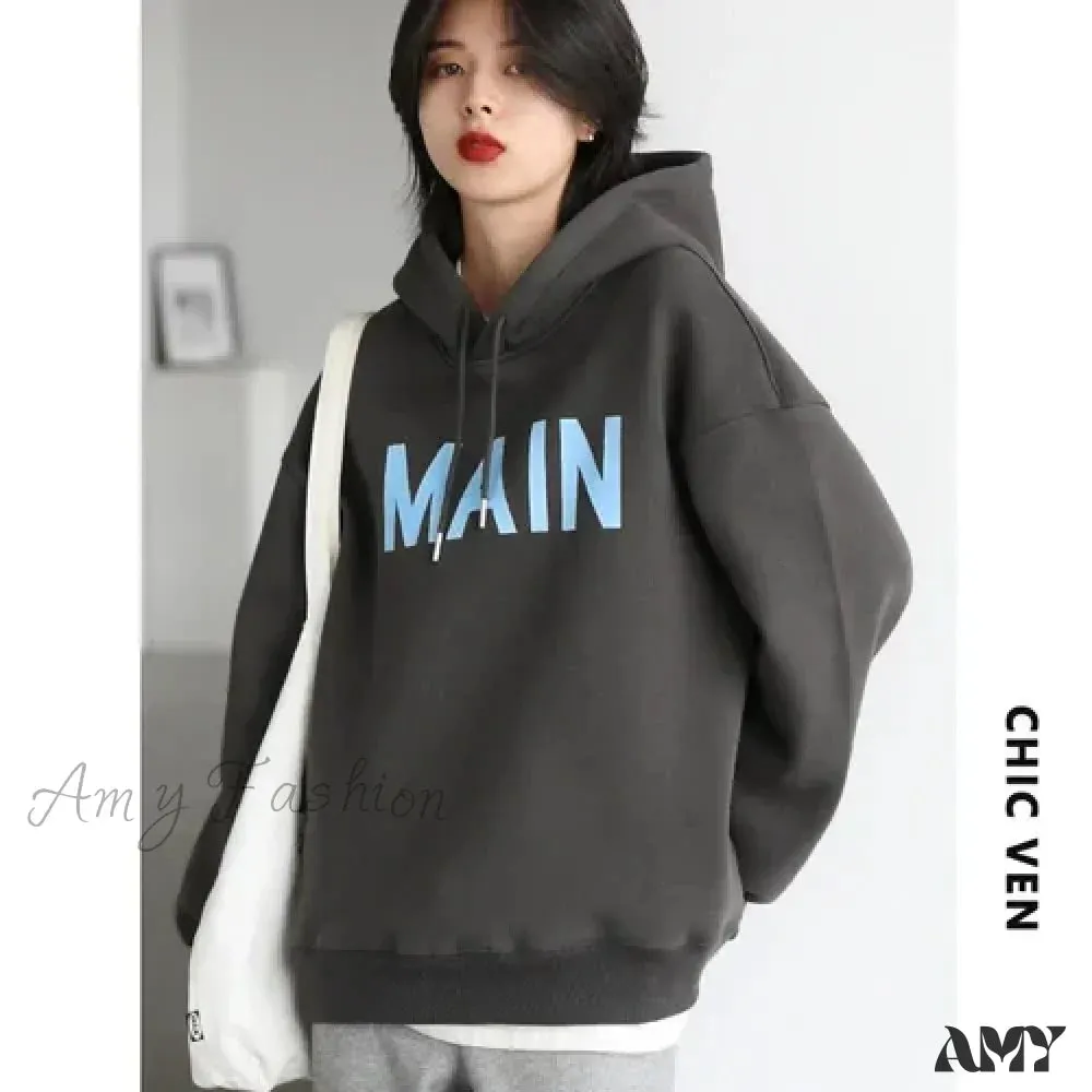 Streetwear Casual Cozy Comfortable Loose Trendy Stylish Elegant Hoodies